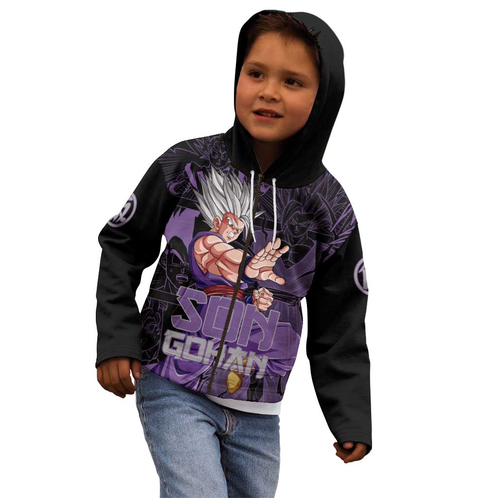 Son Gohan - Dragon Ball Kid Hoodie Pattern Anime Mix Manga Style
