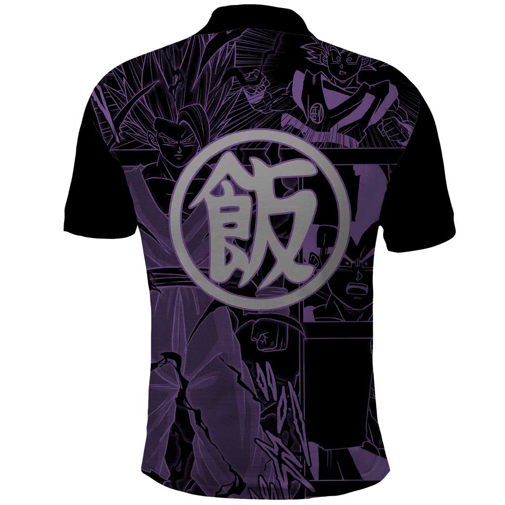 Son Gohan - Dragon Ball Polo Shirt Pattern Anime Mix Manga Style
