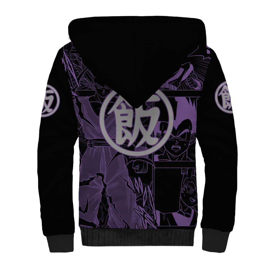 Son Gohan - Dragon Ball Sherpa Hoodie Pattern Anime Mix Manga Style