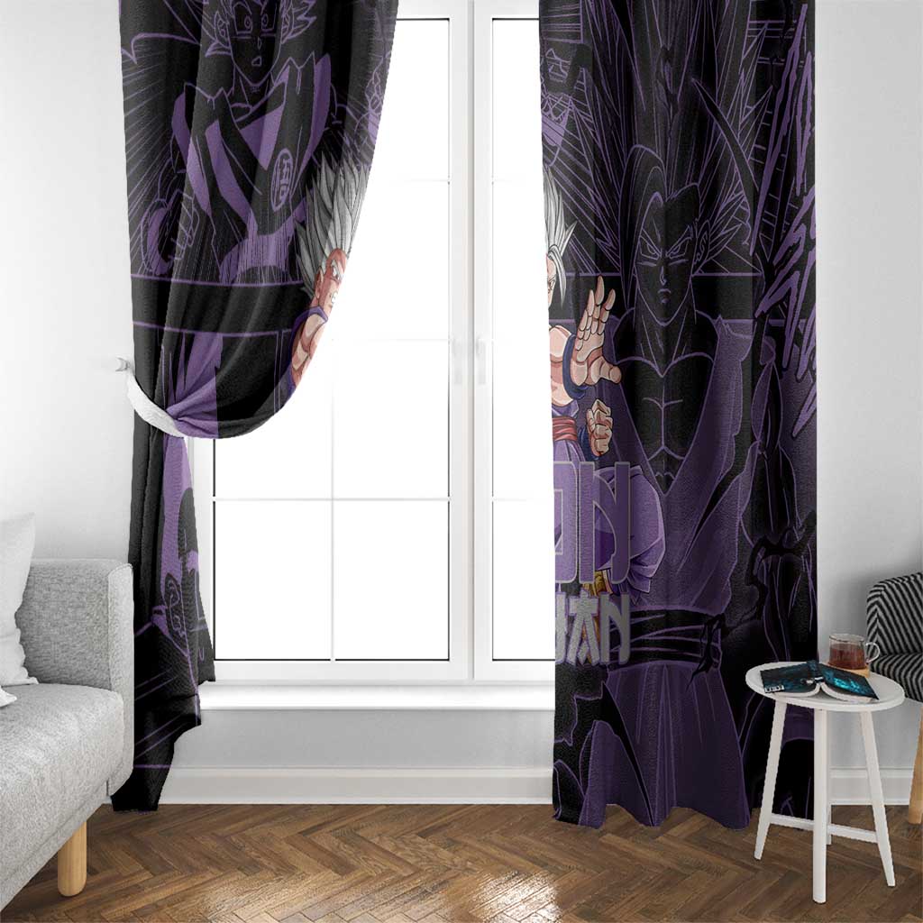 Son Gohan - Dragon Ball Window Curtain Pattern Anime Mix Manga Style
