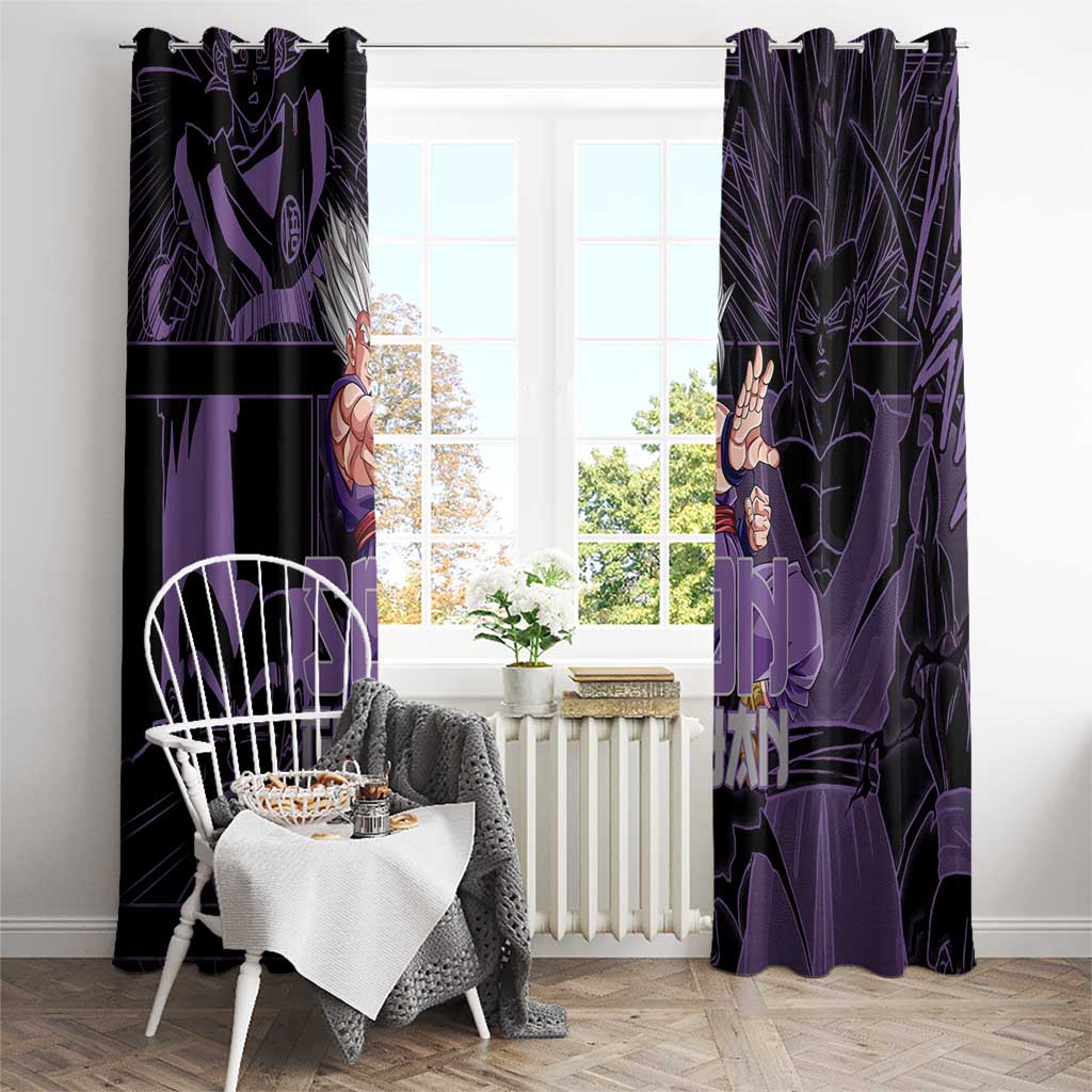 Son Gohan - Dragon Ball Window Curtain Pattern Anime Mix Manga Style