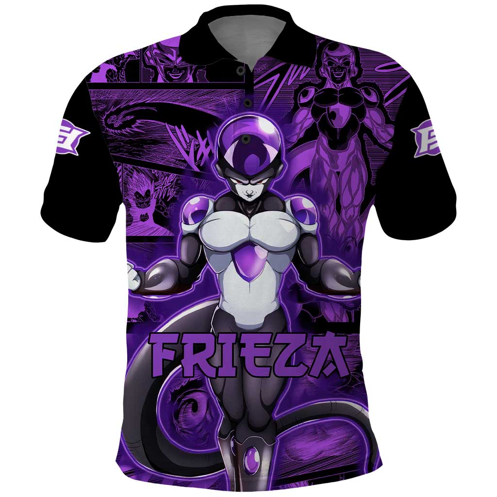 Frieza - Dragon Ball Polo Shirt Pattern Anime Mix Manga Style