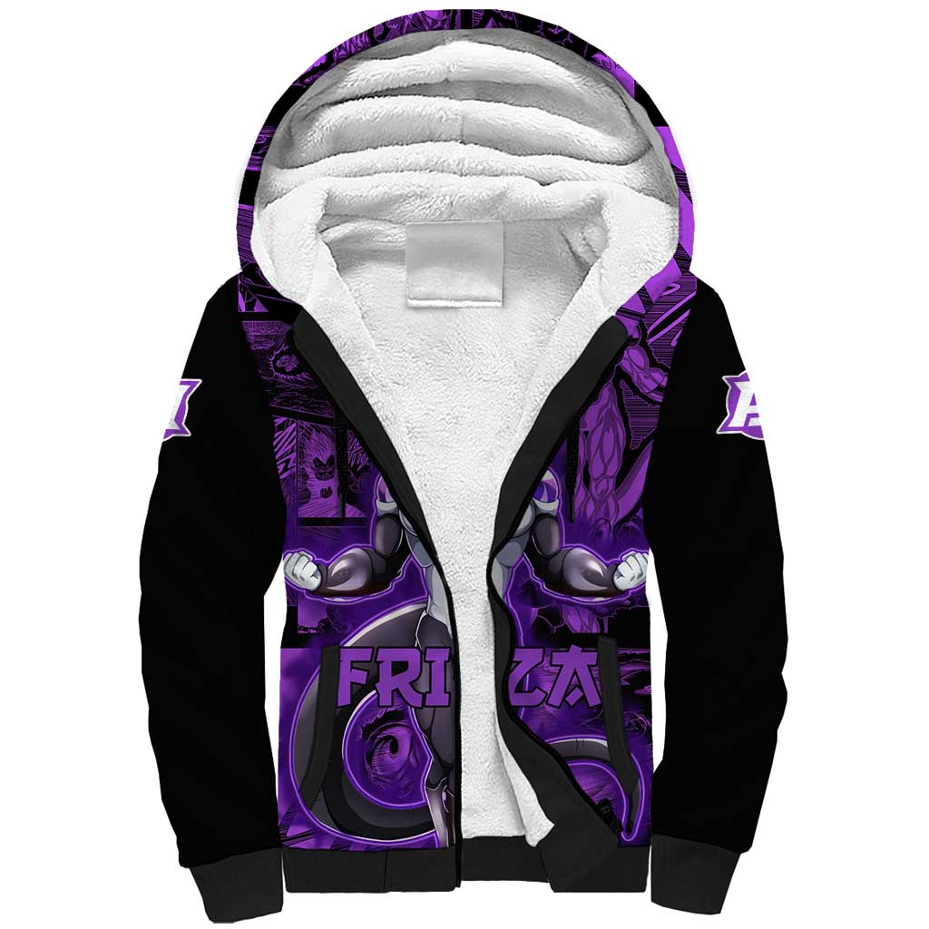 Frieza - Dragon Ball Sherpa Hoodie Pattern Anime Mix Manga Style