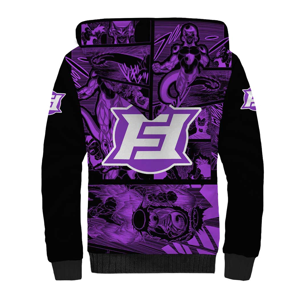 Frieza - Dragon Ball Sherpa Hoodie Pattern Anime Mix Manga Style