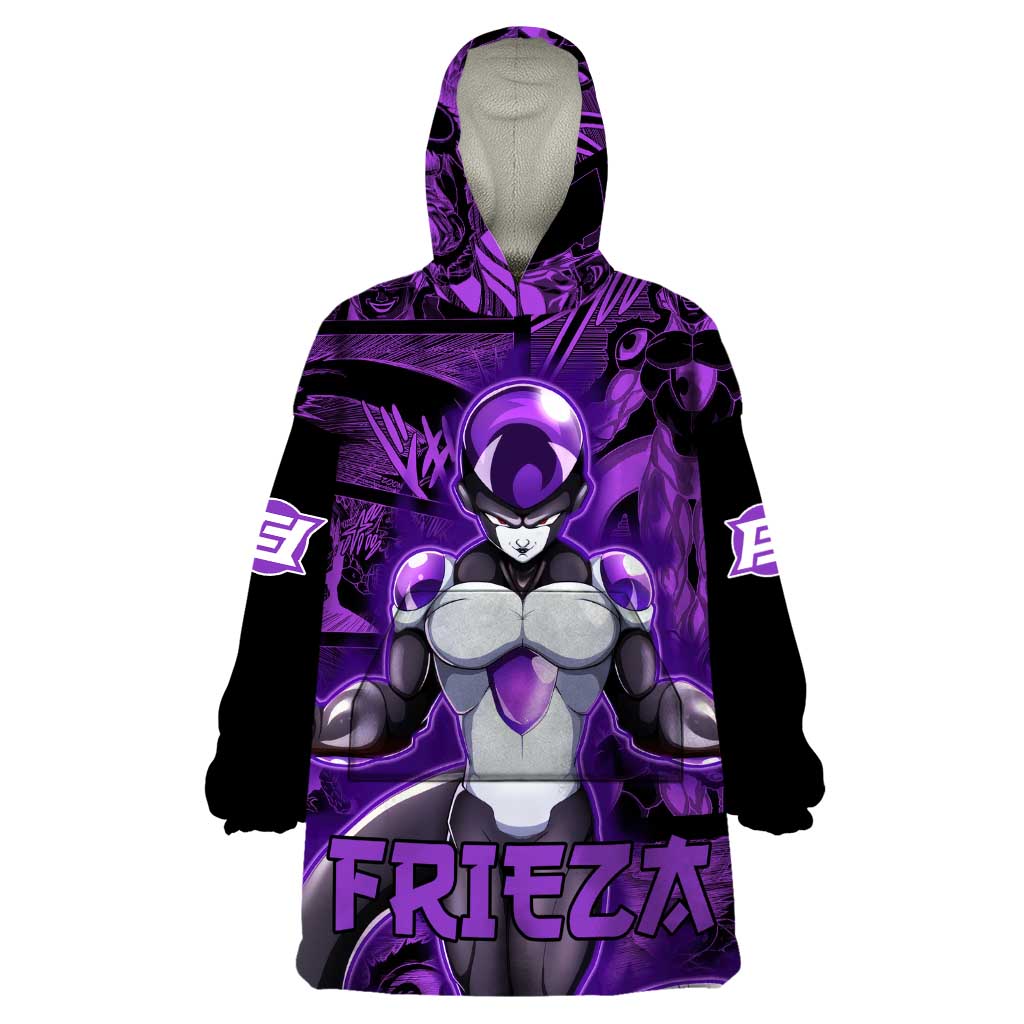 Frieza - Dragon Ball Wearable Blanket Hoodie Pattern Anime Mix Manga Style