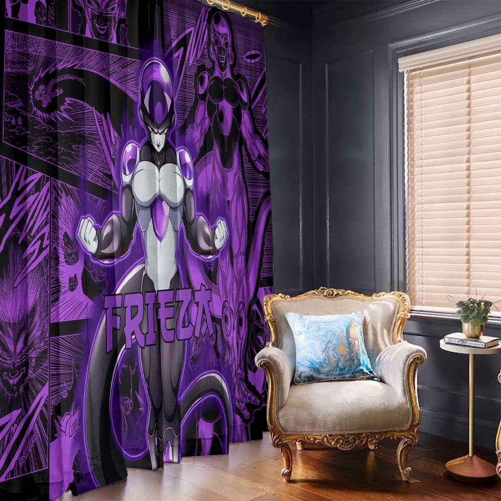 Frieza - Dragon Ball Window Curtain Pattern Anime Mix Manga Style