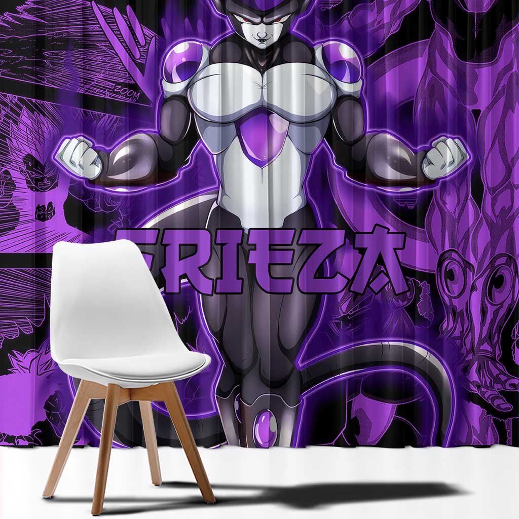 Frieza - Dragon Ball Window Curtain Pattern Anime Mix Manga Style