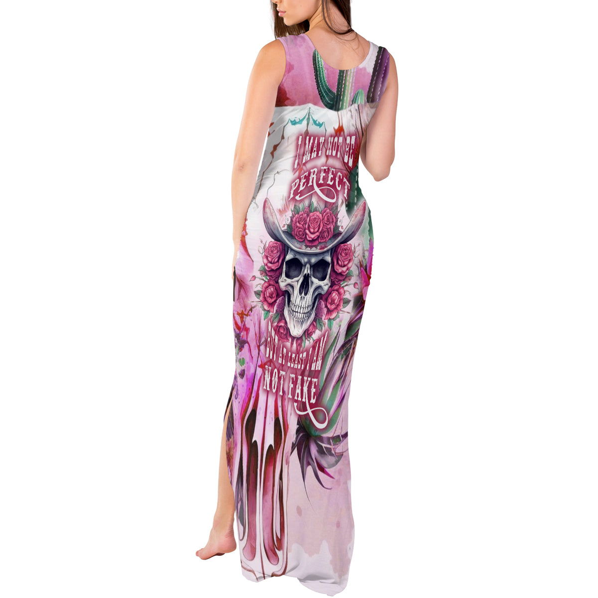 i-may-not-be-perfect-but-at-least-i-am-not-fake-skull-tank-maxi-dress