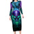 you-my-friend-should-have-been-swallowed-skull-long-sleeve-bodycon-dress