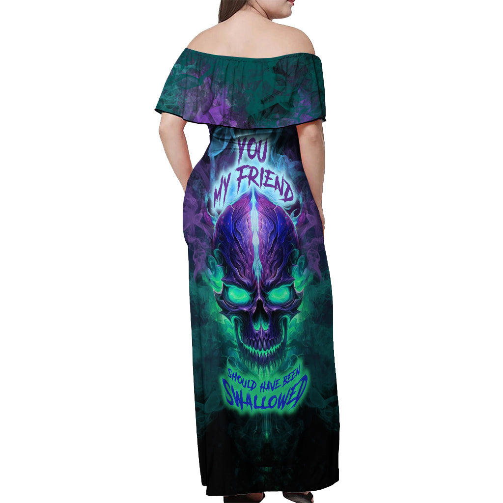 you-my-friend-should-have-been-swallowed-skull-off-shoulder-maxi-dress