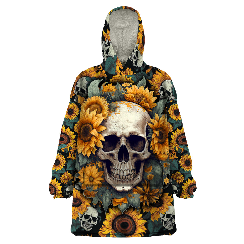 shine-like-a-sunflower-skull-wearable-blanket-hoodie