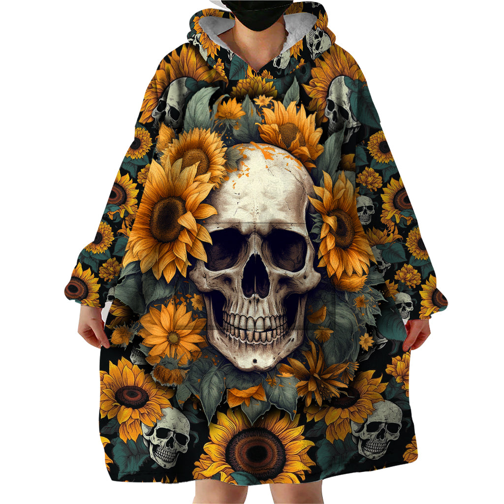 shine-like-a-sunflower-skull-wearable-blanket-hoodie