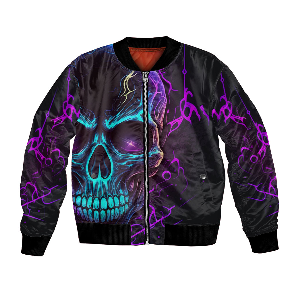 music-is-my-only-friend-skull-bomber-jacket