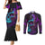 music-is-my-only-friend-skull-couples-matching-mermaid-dress-and-long-sleeve-button-shirts