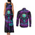 music-is-my-only-friend-skull-couples-matching-tank-maxi-dress-and-long-sleeve-button-shirts