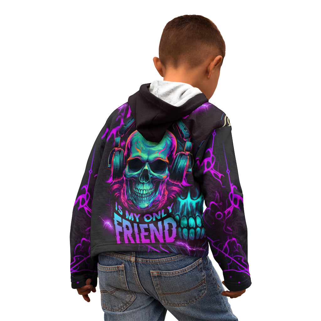 music-is-my-only-friend-skull-kid-hoodie