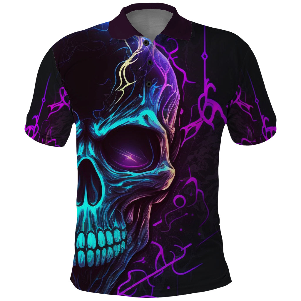 music-is-my-only-friend-skull-polo-shirt