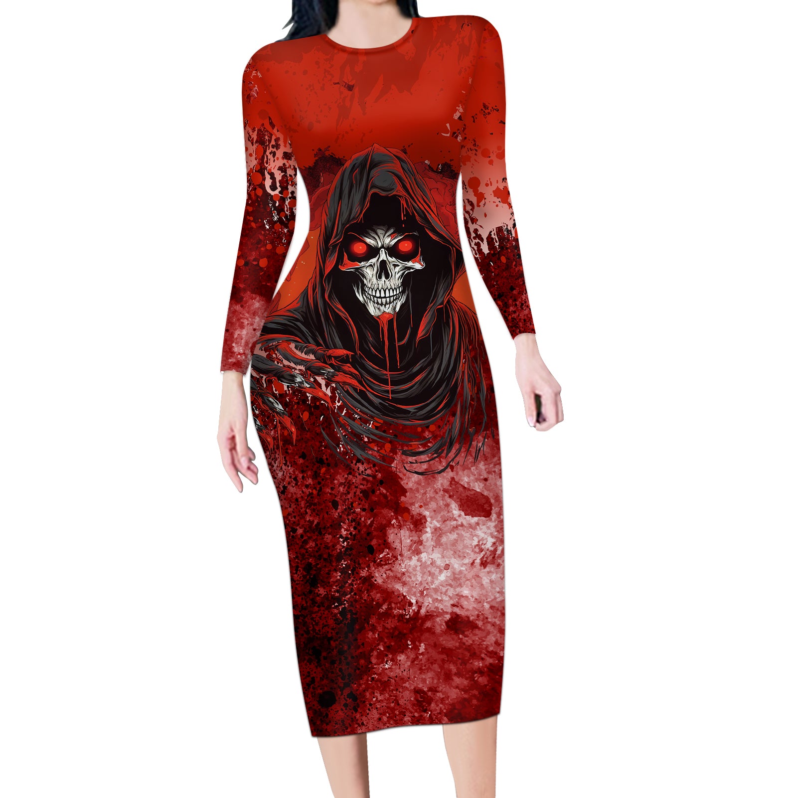 if-karma-doesnt-hit-you-trust-me-i-will-long-sleeve-bodycon-dress
