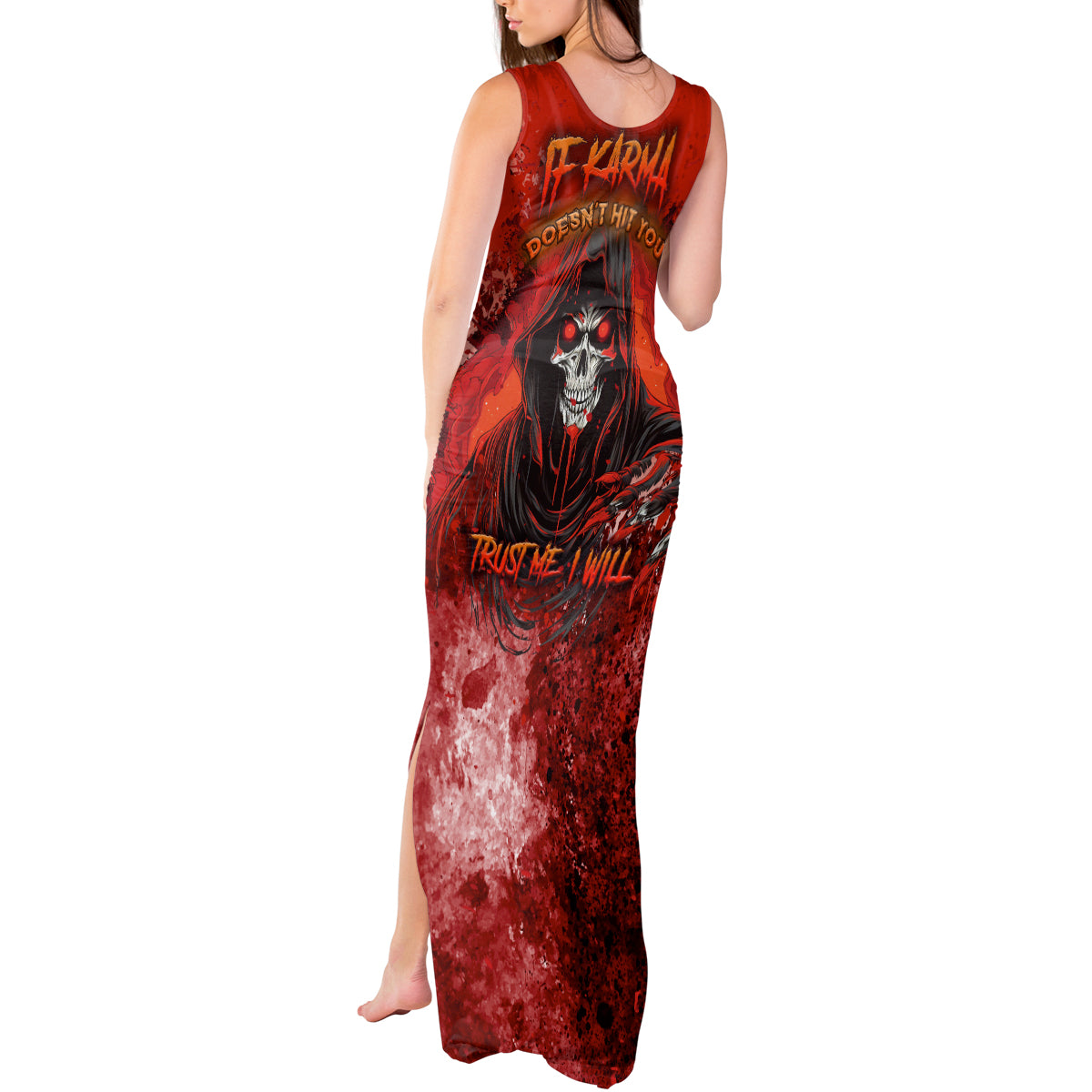 if-karma-doesnt-hit-you-trust-me-i-will-tank-maxi-dress