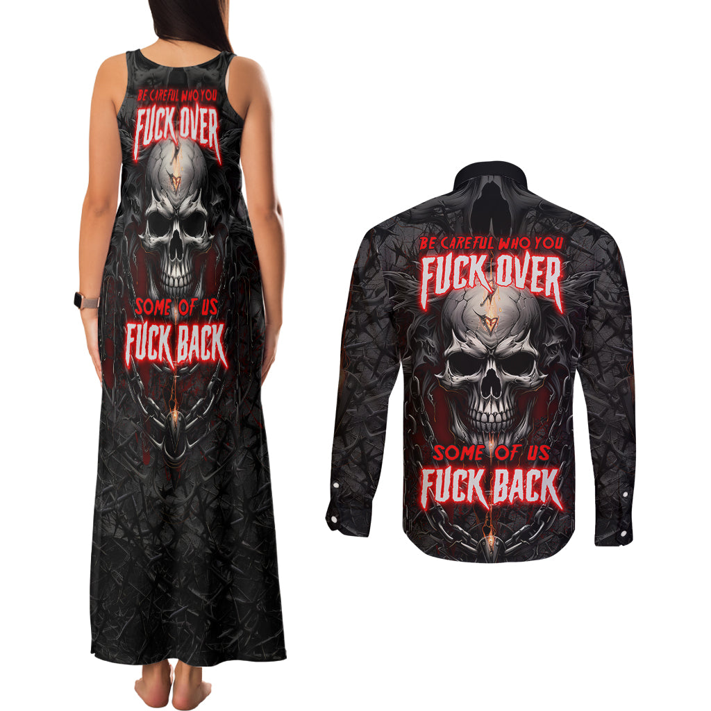 be-careful-skull-couples-matching-tank-maxi-dress-and-long-sleeve-button-shirts