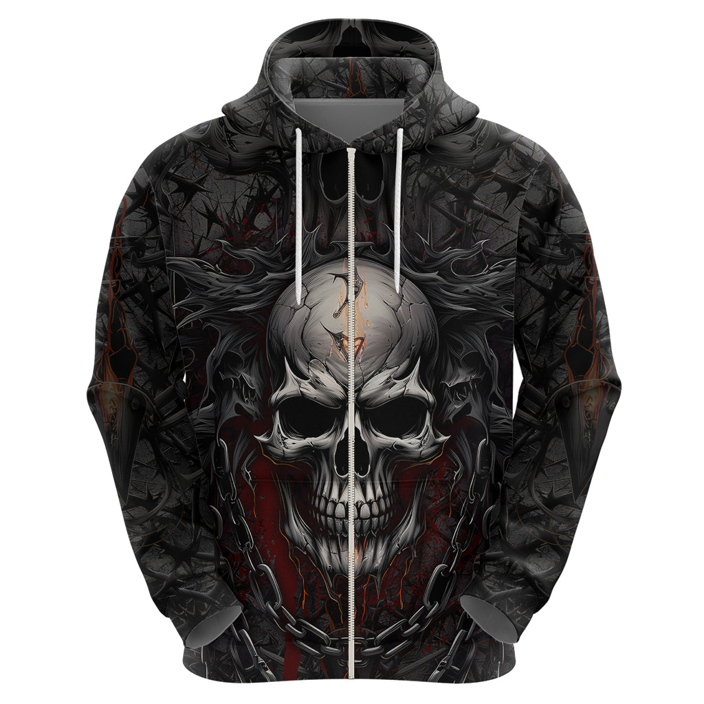 be-careful-skull-hoodie