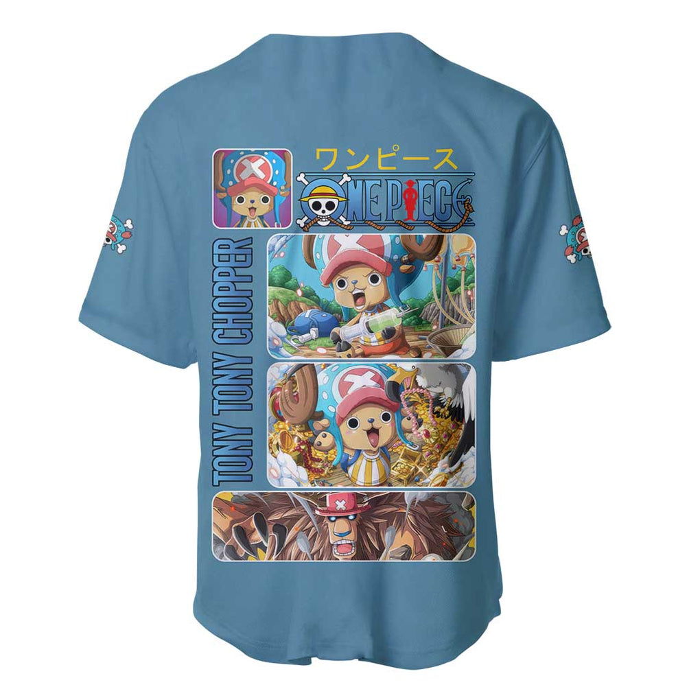 Tony Tony Chopper - Straw Hat -  One Piece Baseball Jersey Anime Style