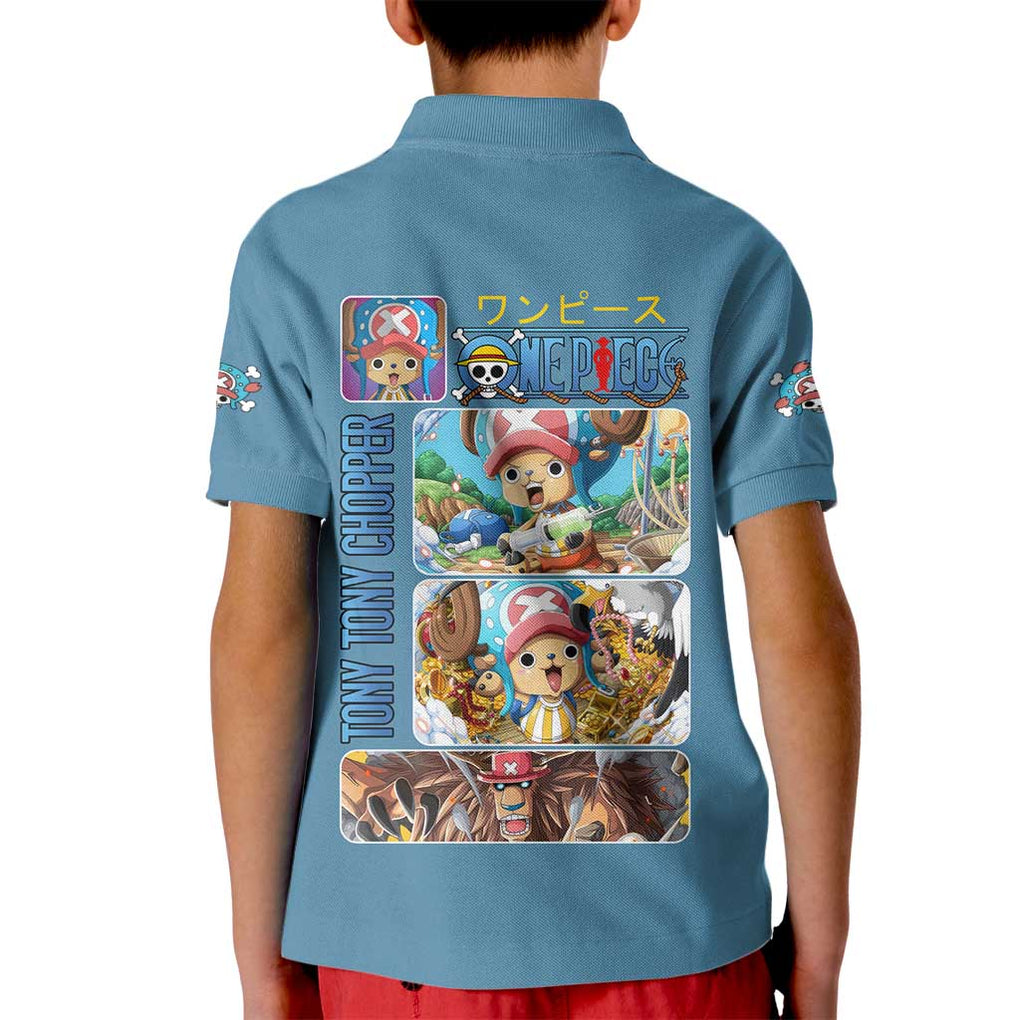 Tony Tony Chopper - Straw Hat -  One Piece Kid Polo Shirt Anime Style