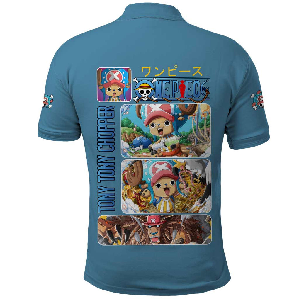 Tony Tony Chopper - Straw Hat -  One Piece Polo Shirt Anime Style