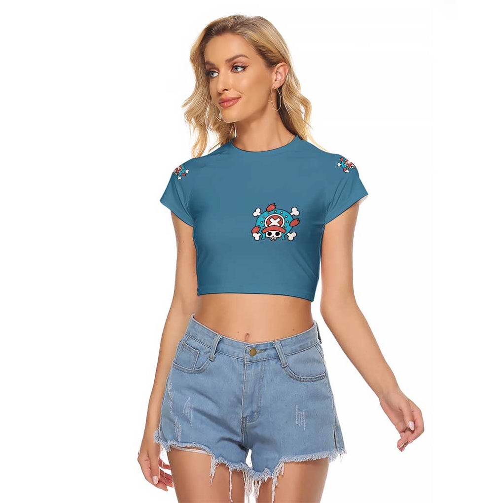 Tony Tony Chopper - Straw Hat -  One Piece Raglan Cropped T Shirt Anime Style