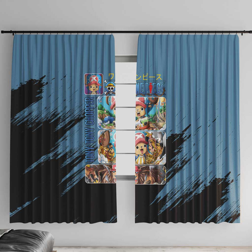 Tony Tony Chopper - Straw Hat -  One Piece Window Curtain Anime Style