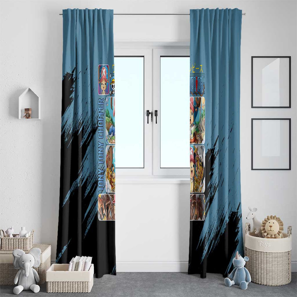 Tony Tony Chopper - Straw Hat -  One Piece Window Curtain Anime Style