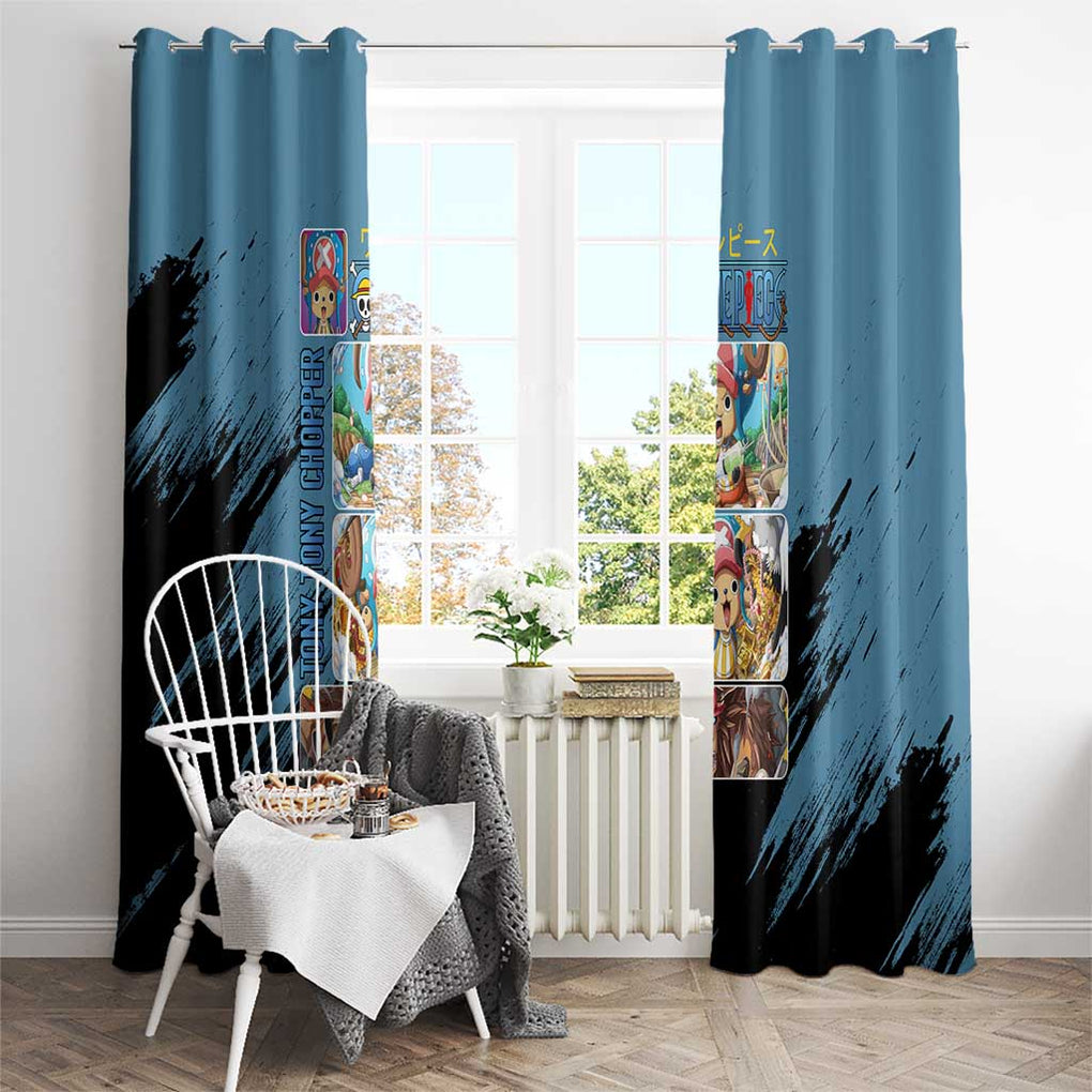 Tony Tony Chopper - Straw Hat -  One Piece Window Curtain Anime Style