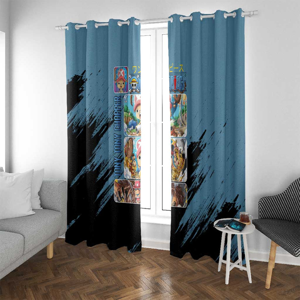 Tony Tony Chopper - Straw Hat -  One Piece Window Curtain Anime Style