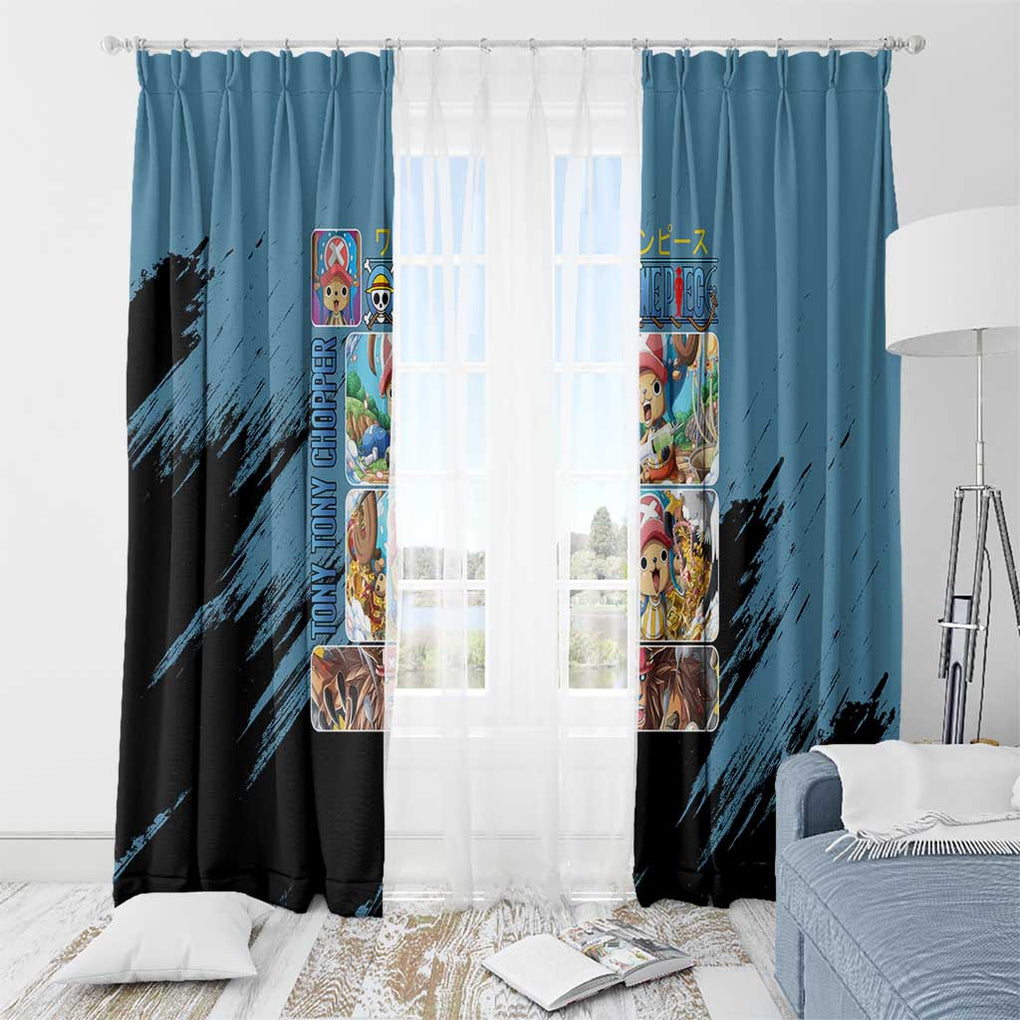 Tony Tony Chopper - Straw Hat -  One Piece Window Curtain Anime Style