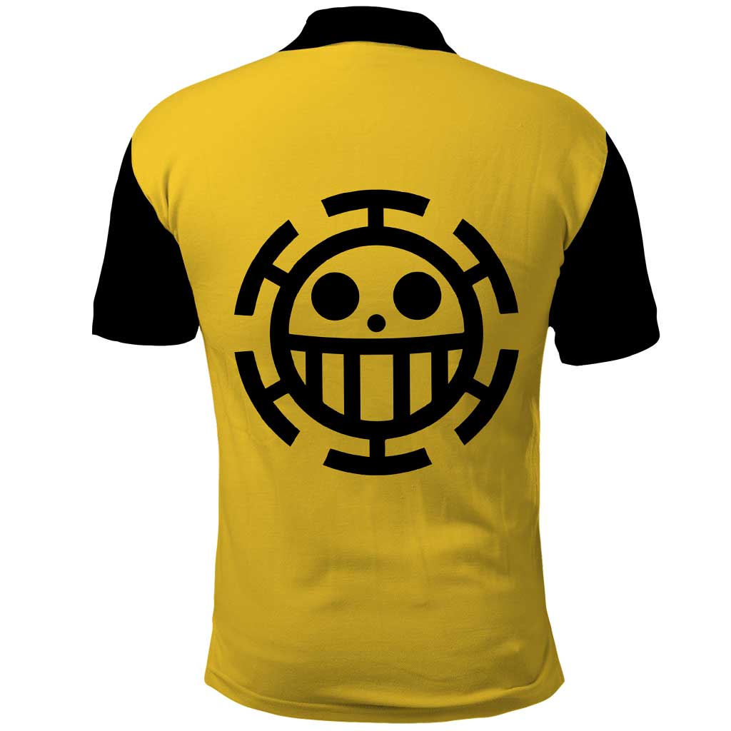 Trafalgar Law One Piece Polo Shirt Anime Uniform Style