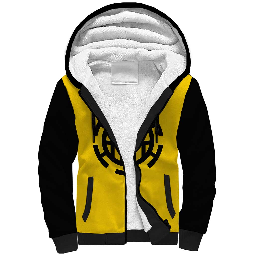 Trafalgar Law One Piece Sherpa Hoodie Anime Uniform Style