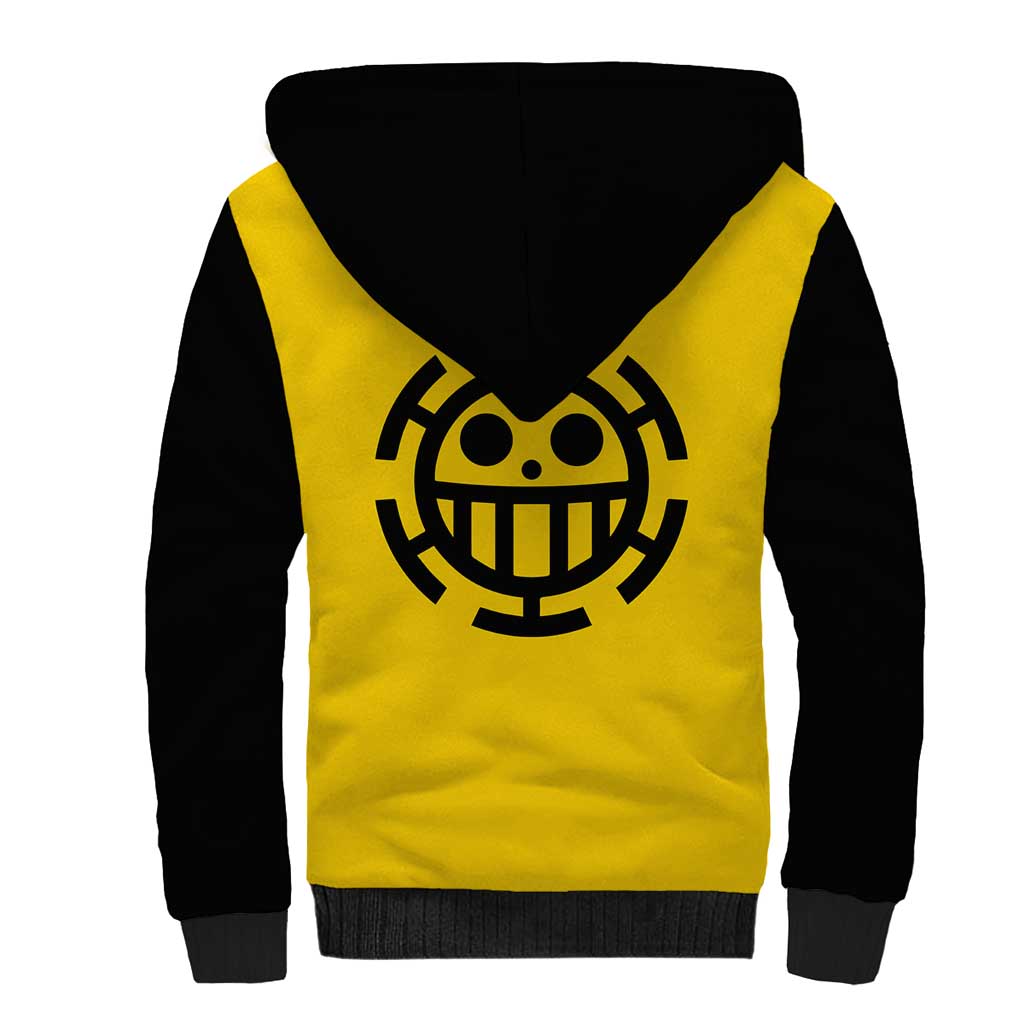 Trafalgar Law One Piece Sherpa Hoodie Anime Uniform Style