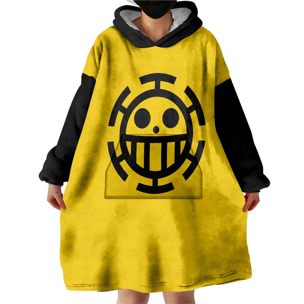 Trafalgar Law One Piece Wearable Blanket Hoodie Anime Uniform Style