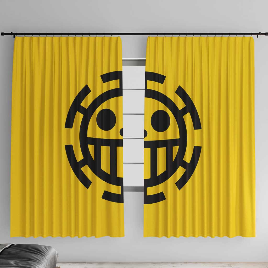Trafalgar Law One Piece Window Curtain Anime Uniform Style