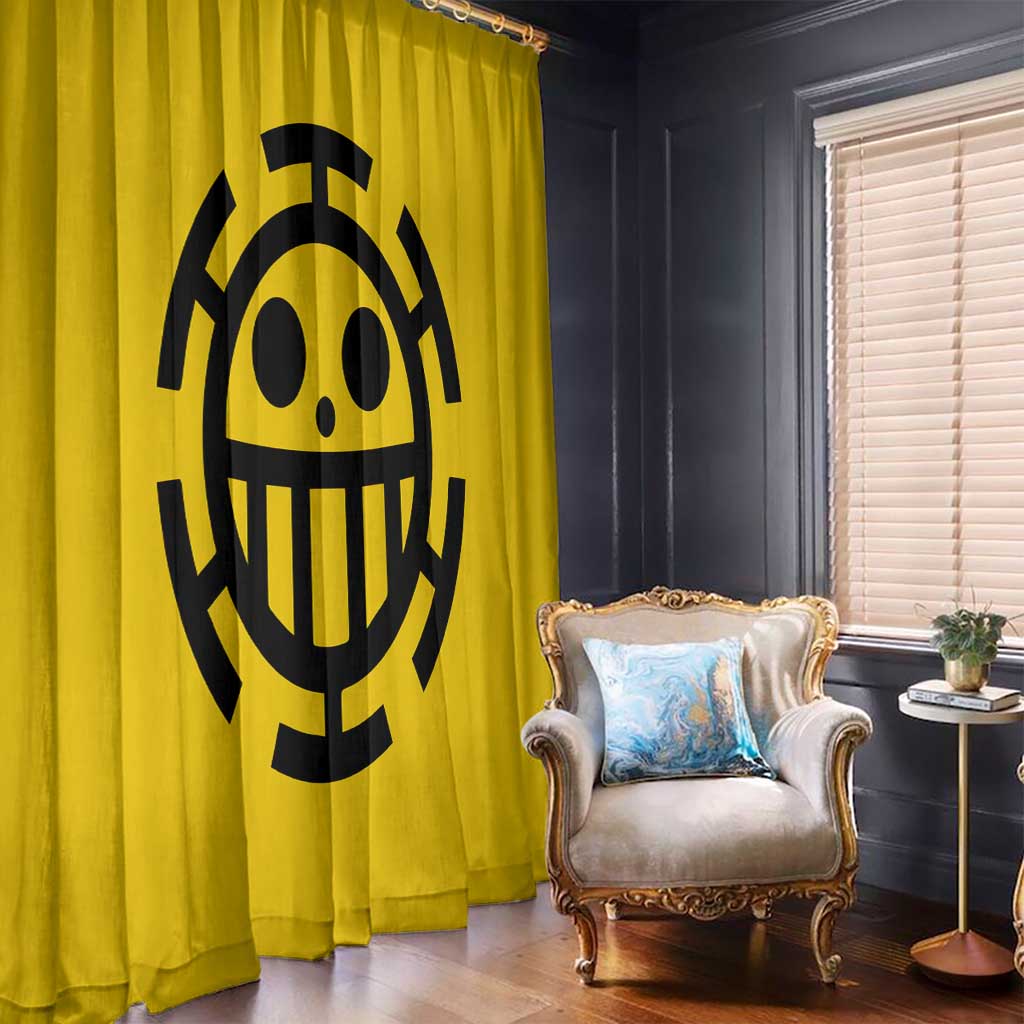 Trafalgar Law One Piece Window Curtain Anime Uniform Style
