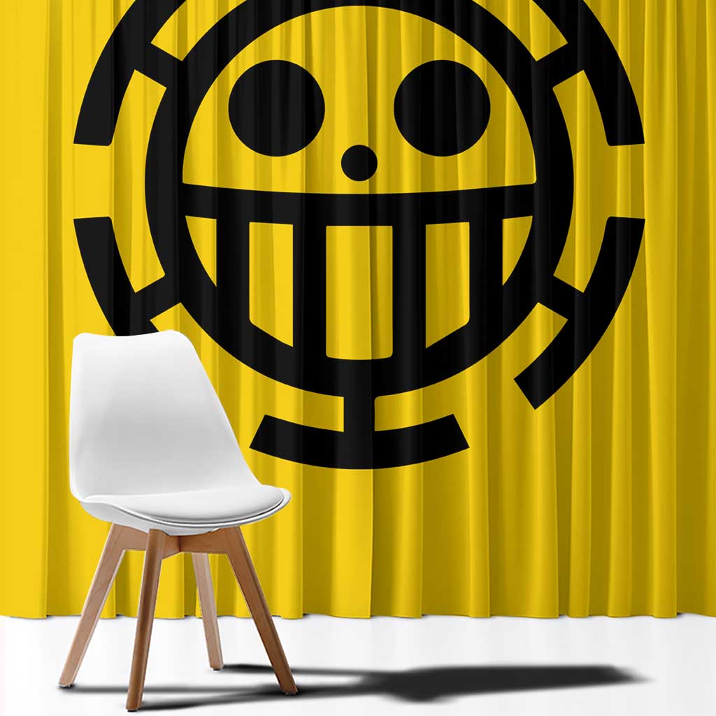 Trafalgar Law One Piece Window Curtain Anime Uniform Style