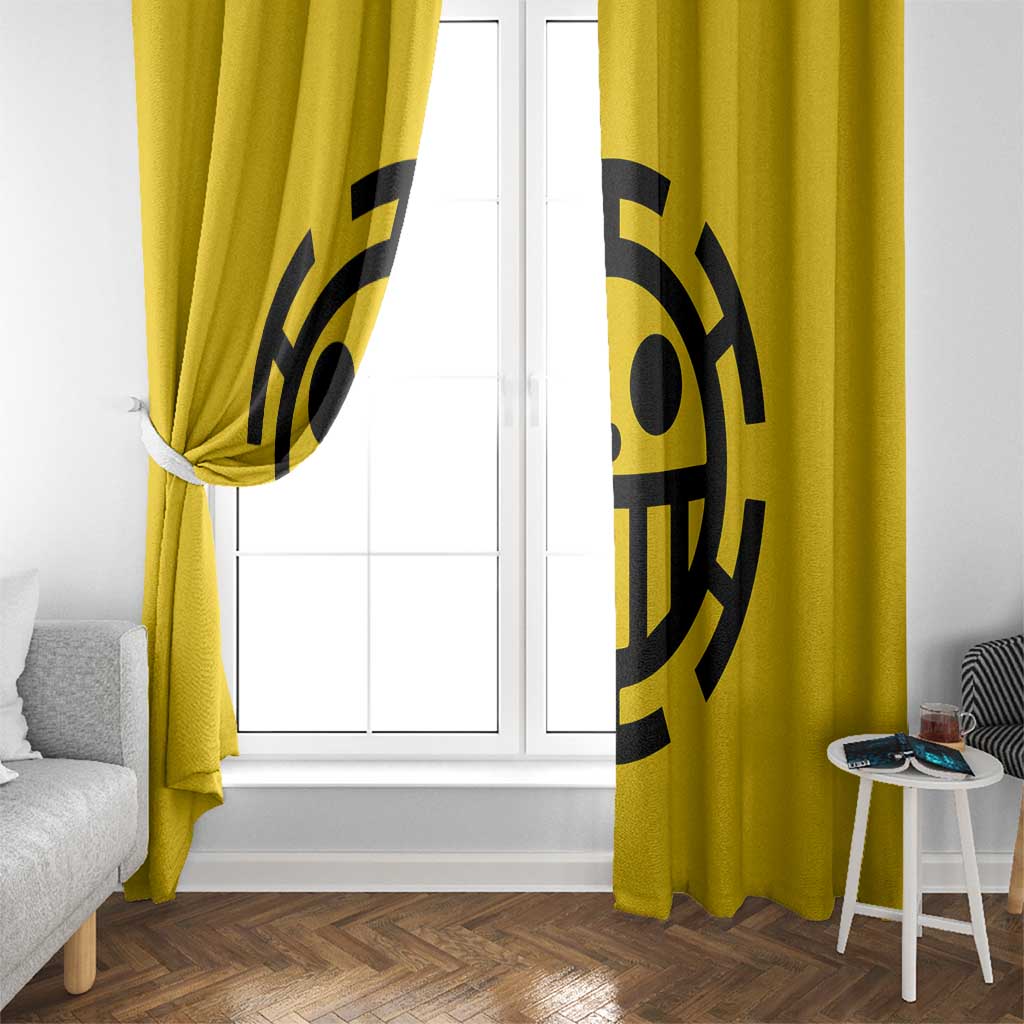 Trafalgar Law One Piece Window Curtain Anime Uniform Style
