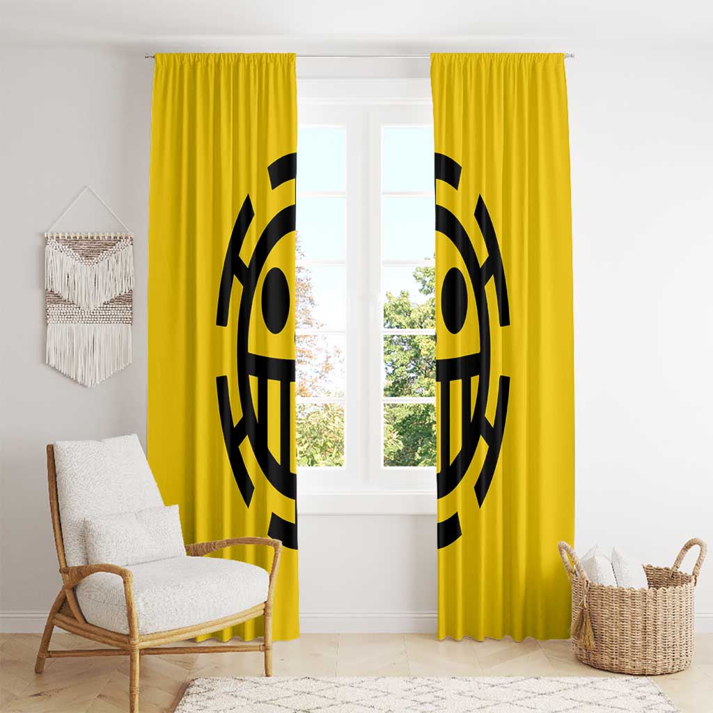 Trafalgar Law One Piece Window Curtain Anime Uniform Style