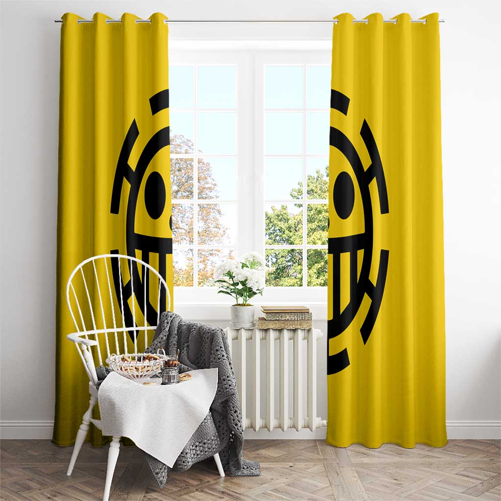 Trafalgar Law One Piece Window Curtain Anime Uniform Style