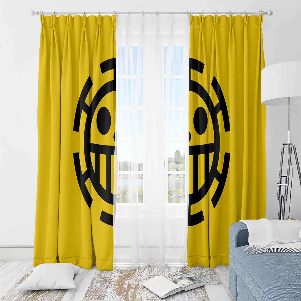 Trafalgar Law One Piece Window Curtain Anime Uniform Style