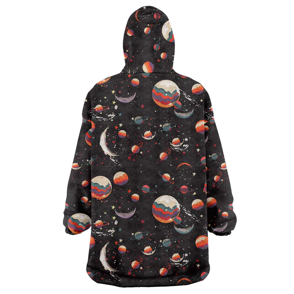 Retro Universe Deku My Hero Academia Wearable Blanket Hoodie Anime Mid Cosmic Pattern Style