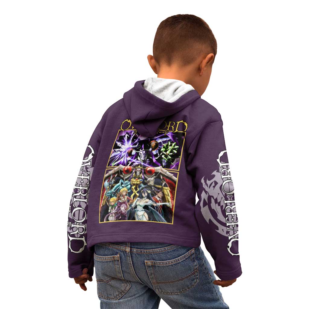 Ainz Ooal Gown Overlord Kid Hoodie Anime Style