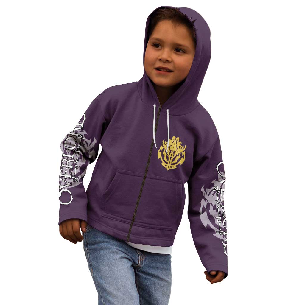 Ainz Ooal Gown Overlord Kid Hoodie Anime Style