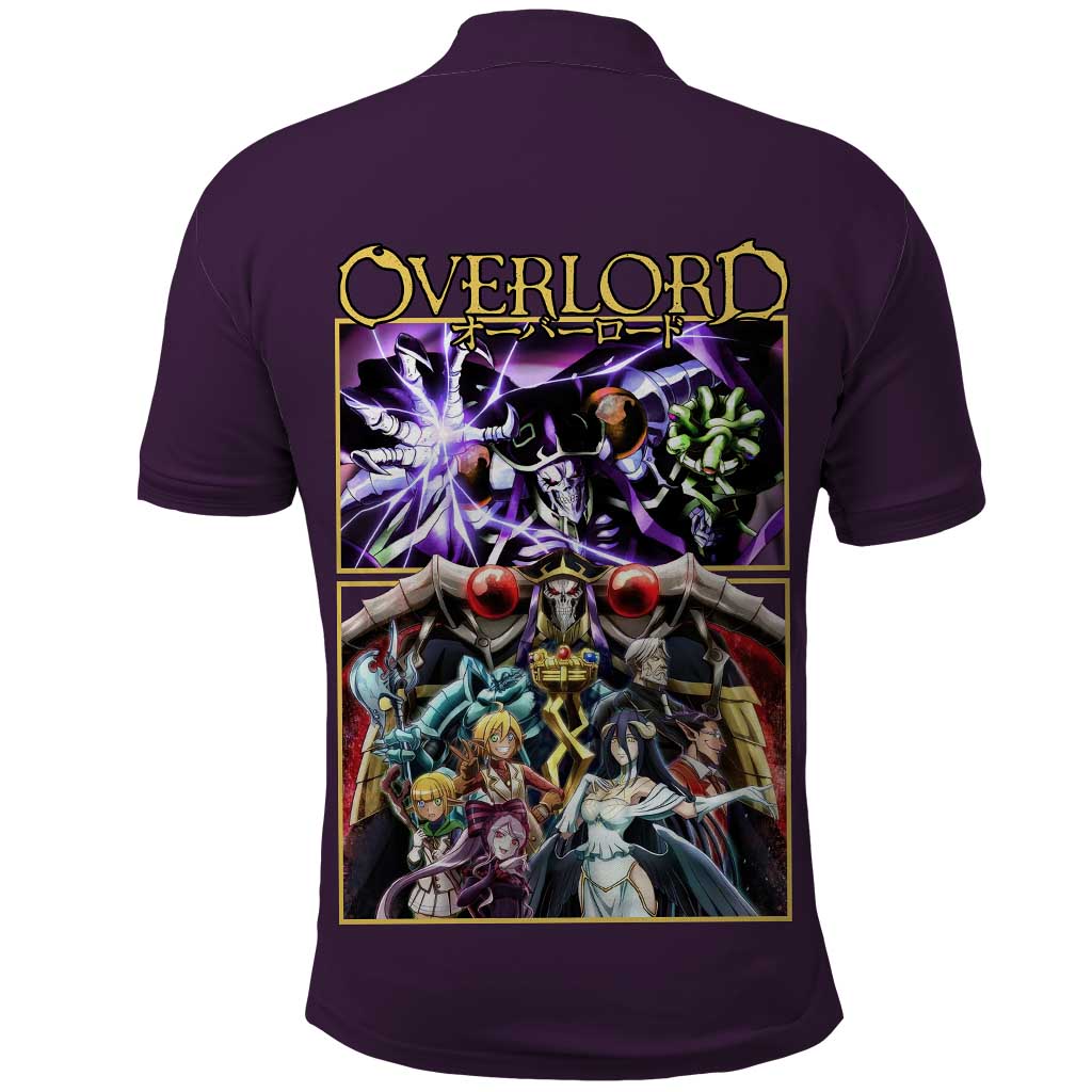 Ainz Ooal Gown Overlord Polo Shirt Anime Style