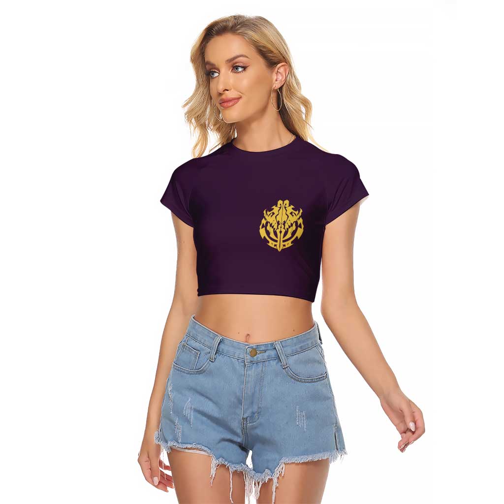 Ainz Ooal Gown Overlord Raglan Cropped T Shirt Anime Style